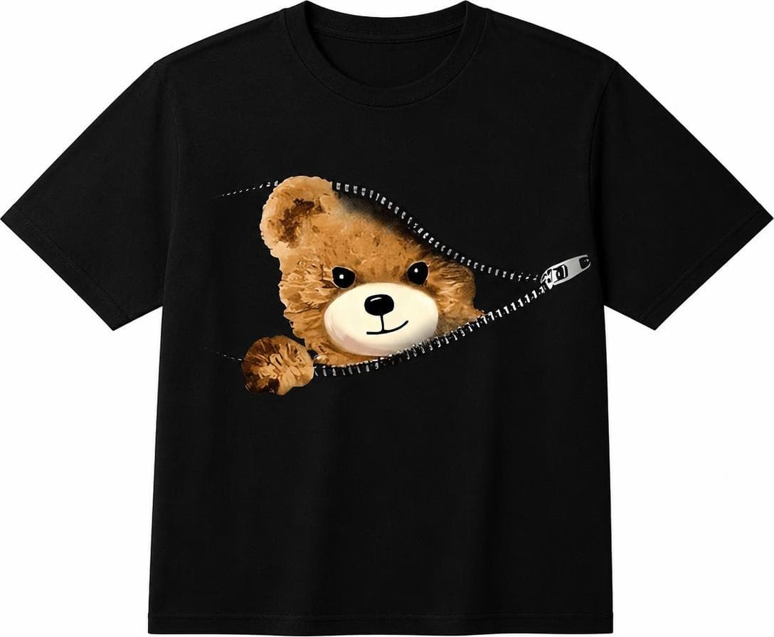 unzipped bear